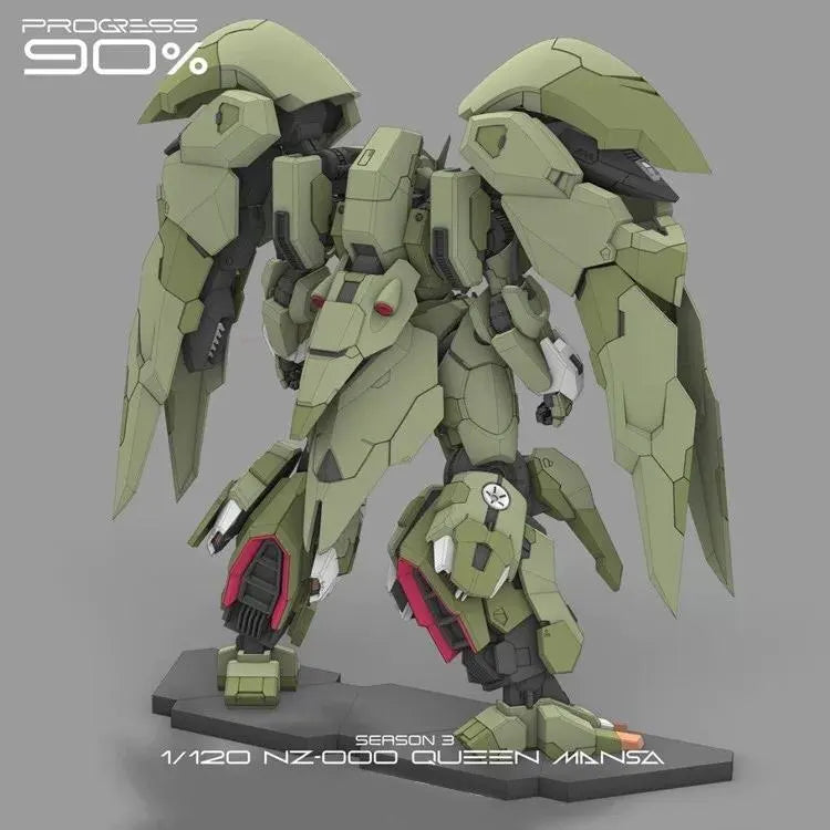 Gundam Queen Mansa NZ-000, 1/120 Scale with Assembly Instruction Stl Files