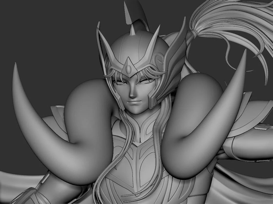 聖闘士星矢 - Mu Aries 3Dプリントモデル STLファイル