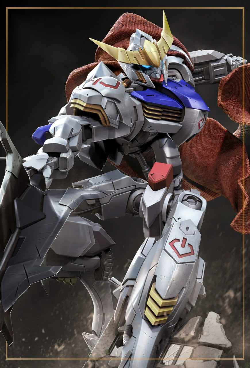 Gundam Barbatos with Bonus Gundam Bust 3D Stl Files, 3D Printable Statue Design