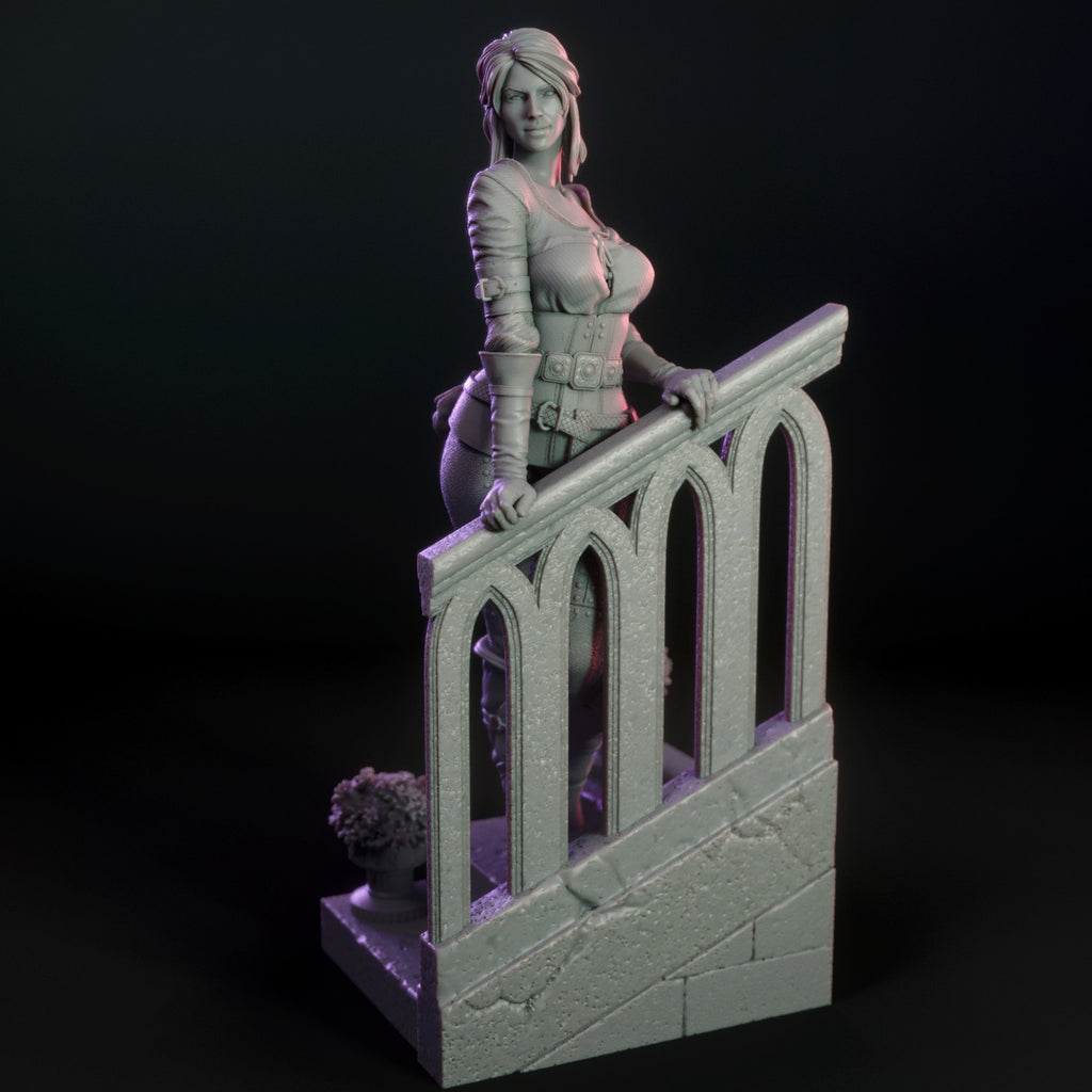 The Witcher - Cirilla Fiona Statue (with NSFW) 3D STL File, 3D Printable Model Design