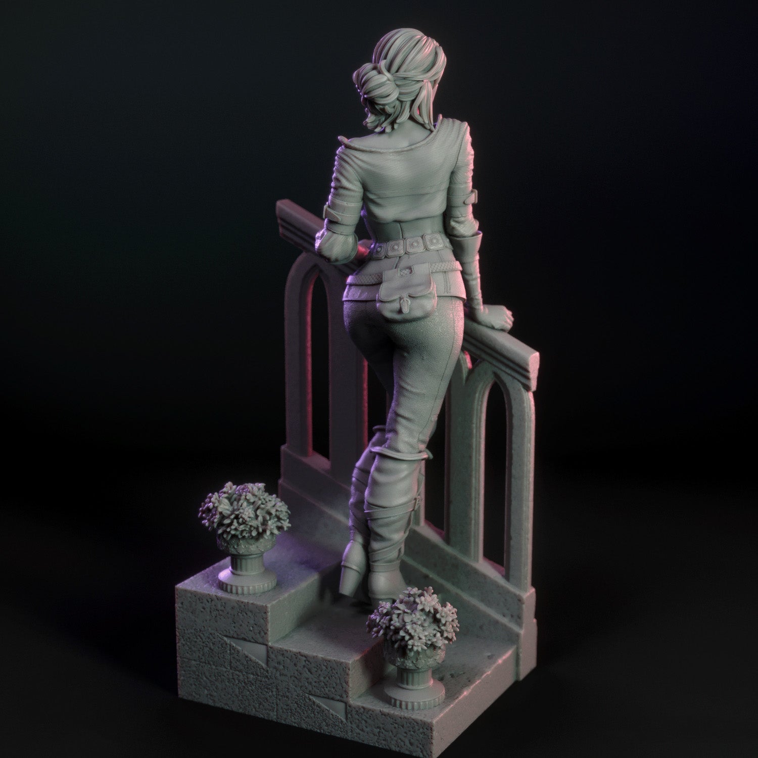 The Witcher - Cirilla Fiona Statue (with NSFW) 3D STL File, 3D Printable Model Design