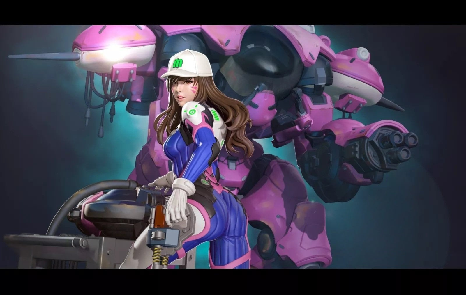 Character in a futuristic setting with a robot-like vehicle