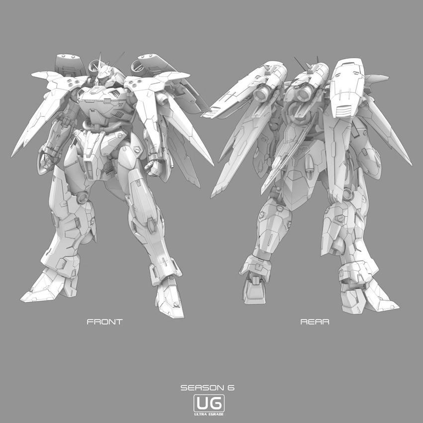 Gundam UG Wildebeest 3D Stl Files, 1/100 Scale with Assembly Instruction