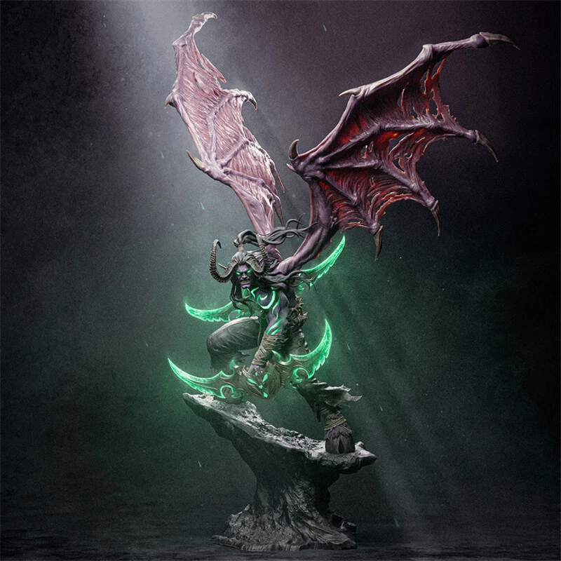 WOW Illidan 1/6 Scale (Pre-support) 3D Printing Stl Files