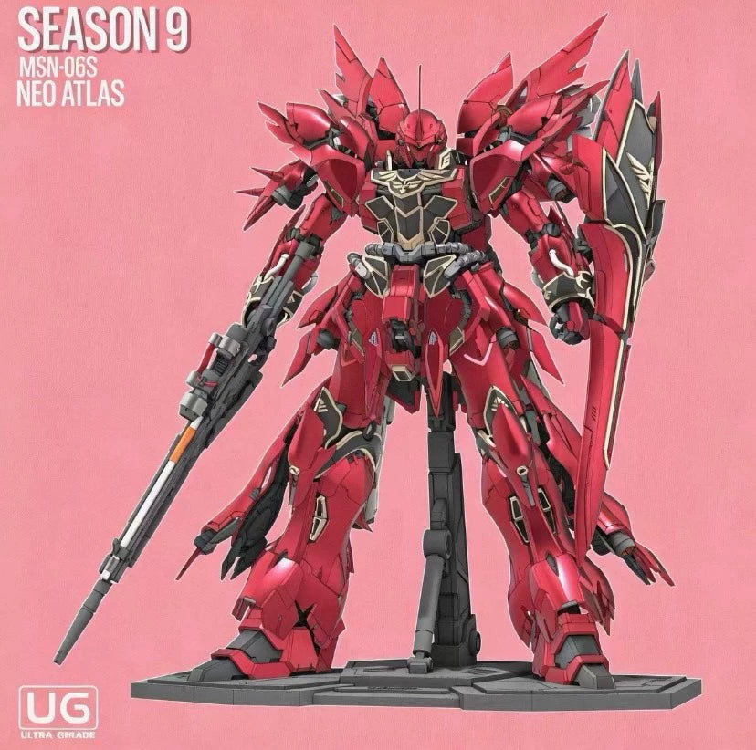 Gundam Sinanju - Neo Atlas MSN-06S Figure 3D Stl Files, 1/100 3D Printable Statue Design with Assembly Instruction