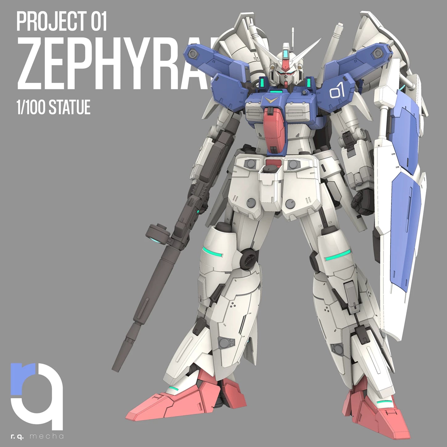 ガンダムザク 1/100スケール 組み立て説明書付き STLファイル