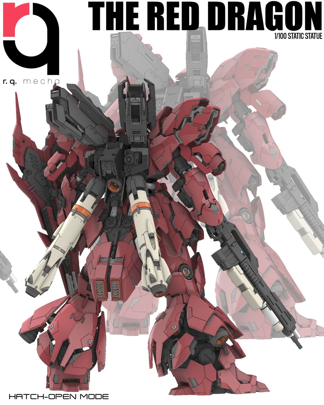 ガンダムザク 1/100スケール 組み立て説明書付き STLファイル
