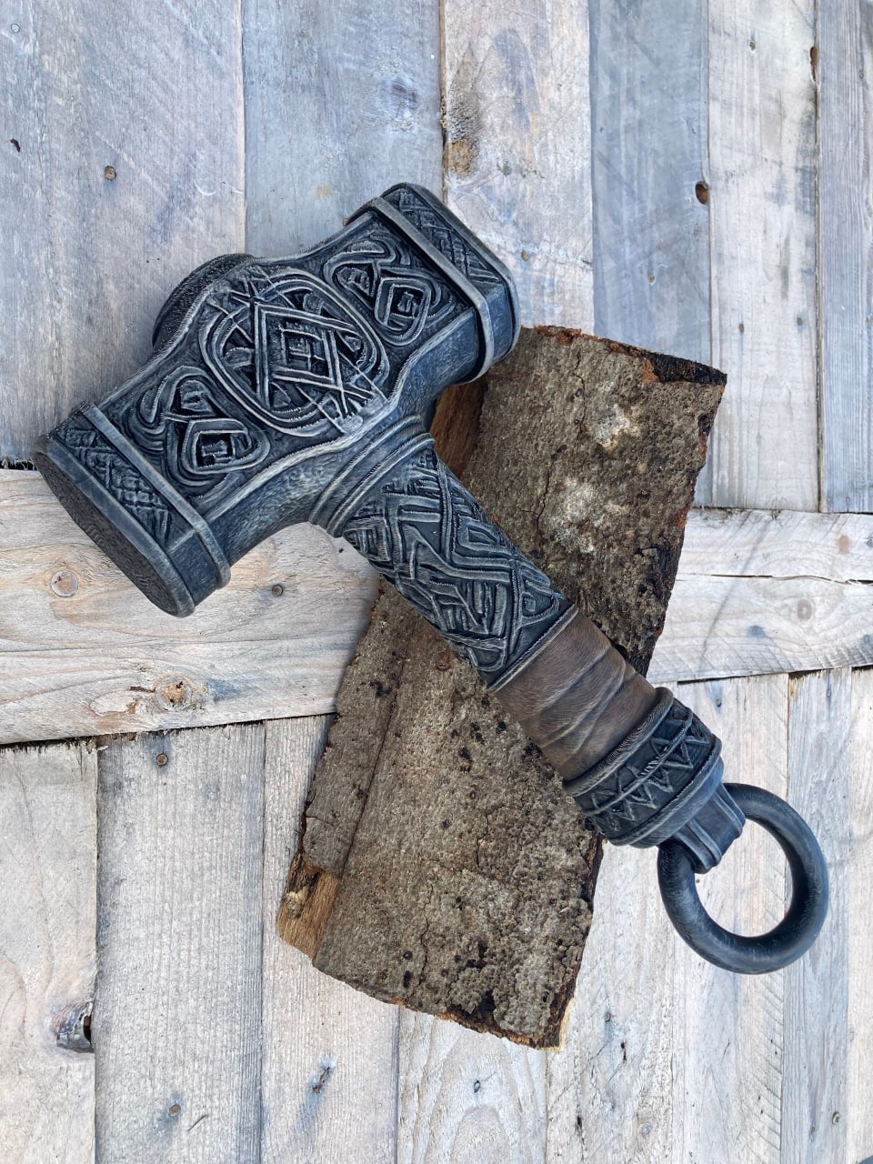 Wikinger Hammer 3D Printing STL Files, 3D Printable Statue Design