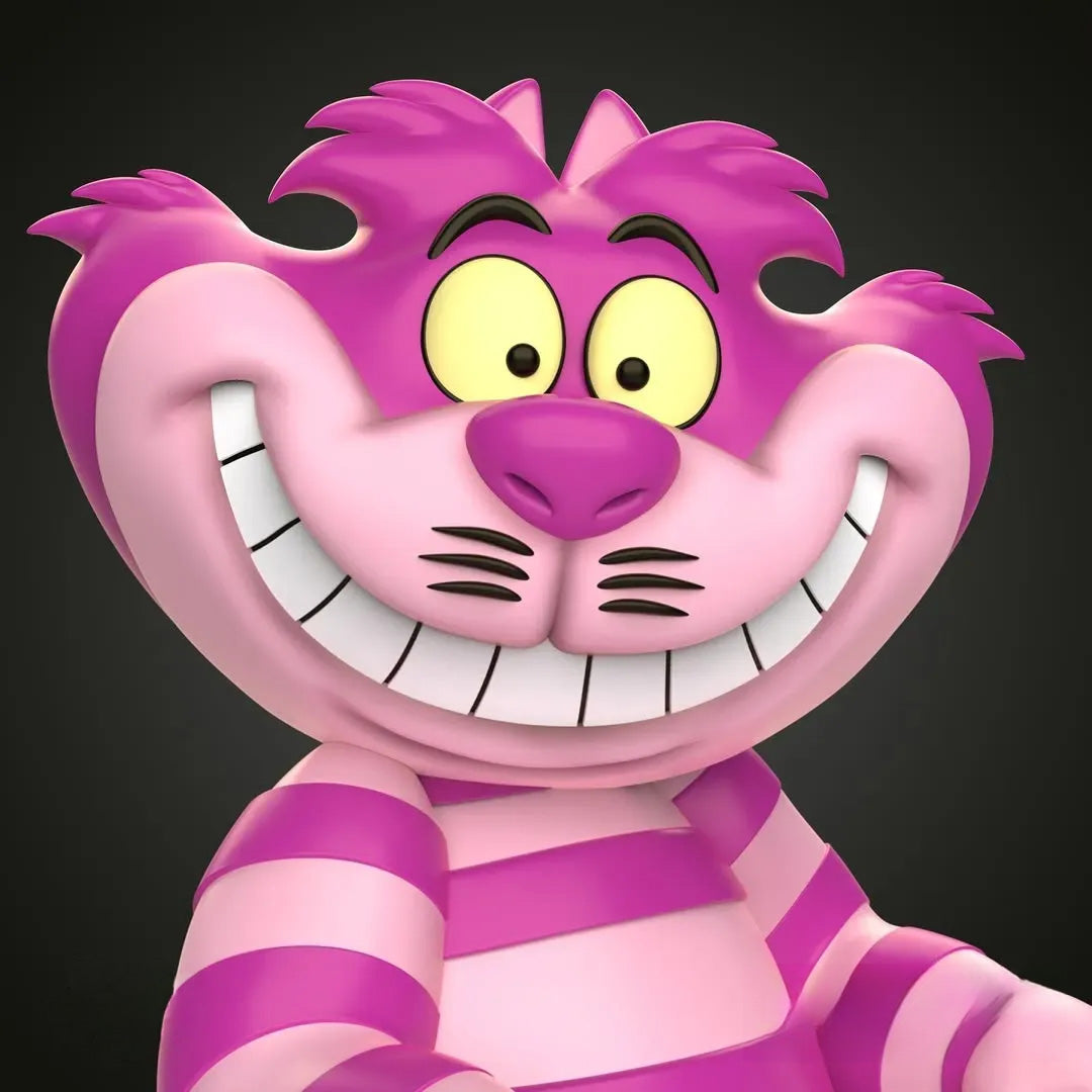 The Cheshire Cat - Alice in Wonderland 3D STL Files, Printable Model Design