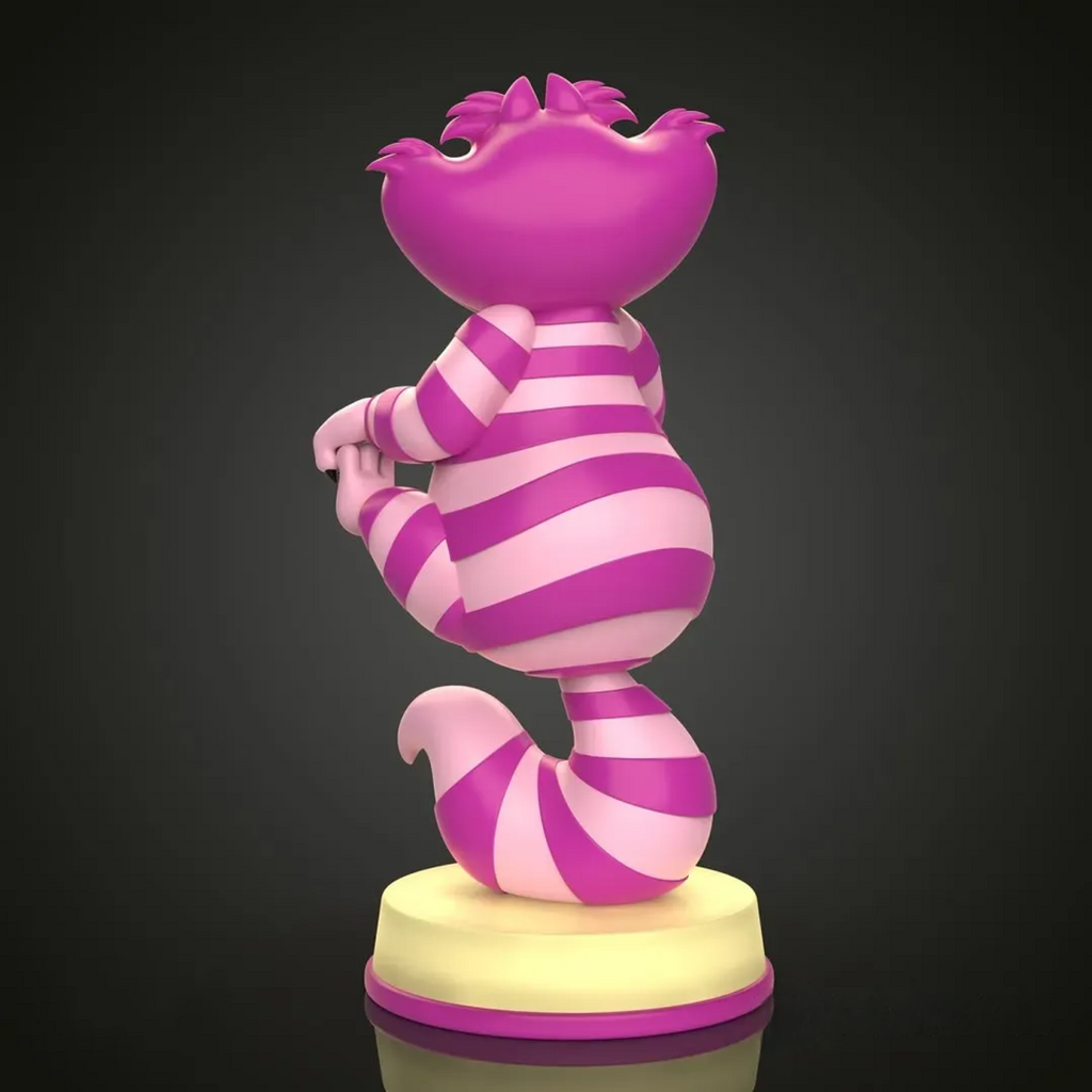 The Cheshire Cat - Alice in Wonderland 3D STL Files, Printable Model Design