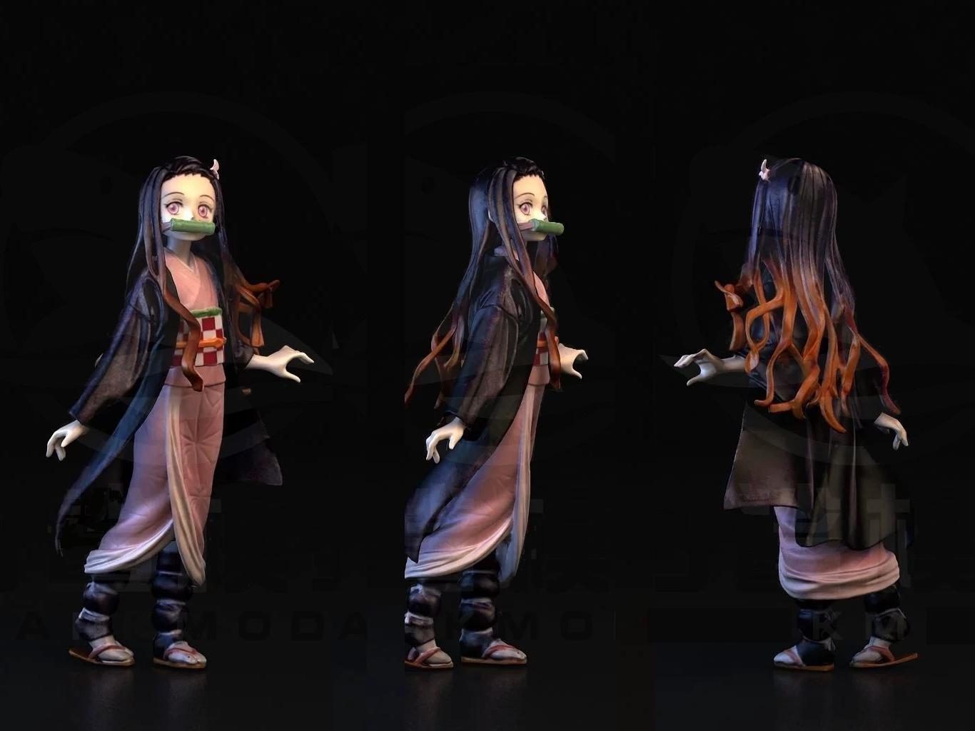 demon-slayer-nezuko-stl-3d-print