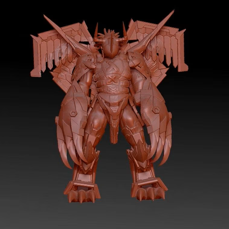 Dragon Warrior War Dragon 3D Printing Statue STL Files, 3D Printable Model Design