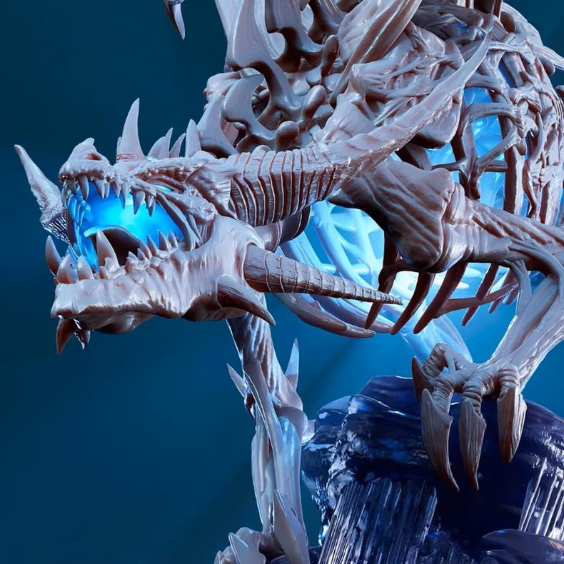 Frost Wyrm Statue 3D Stl Files, 3D Printable Model Design