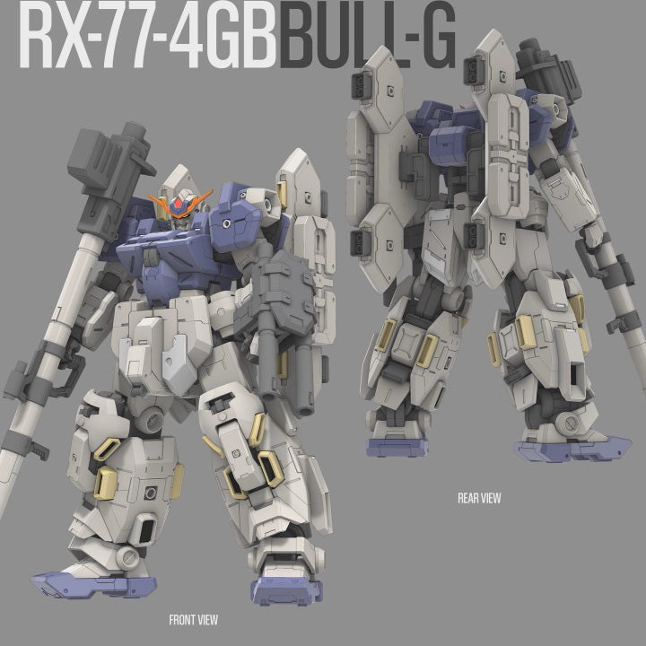Gundam RX-77-4BG Bull-G front and rear view