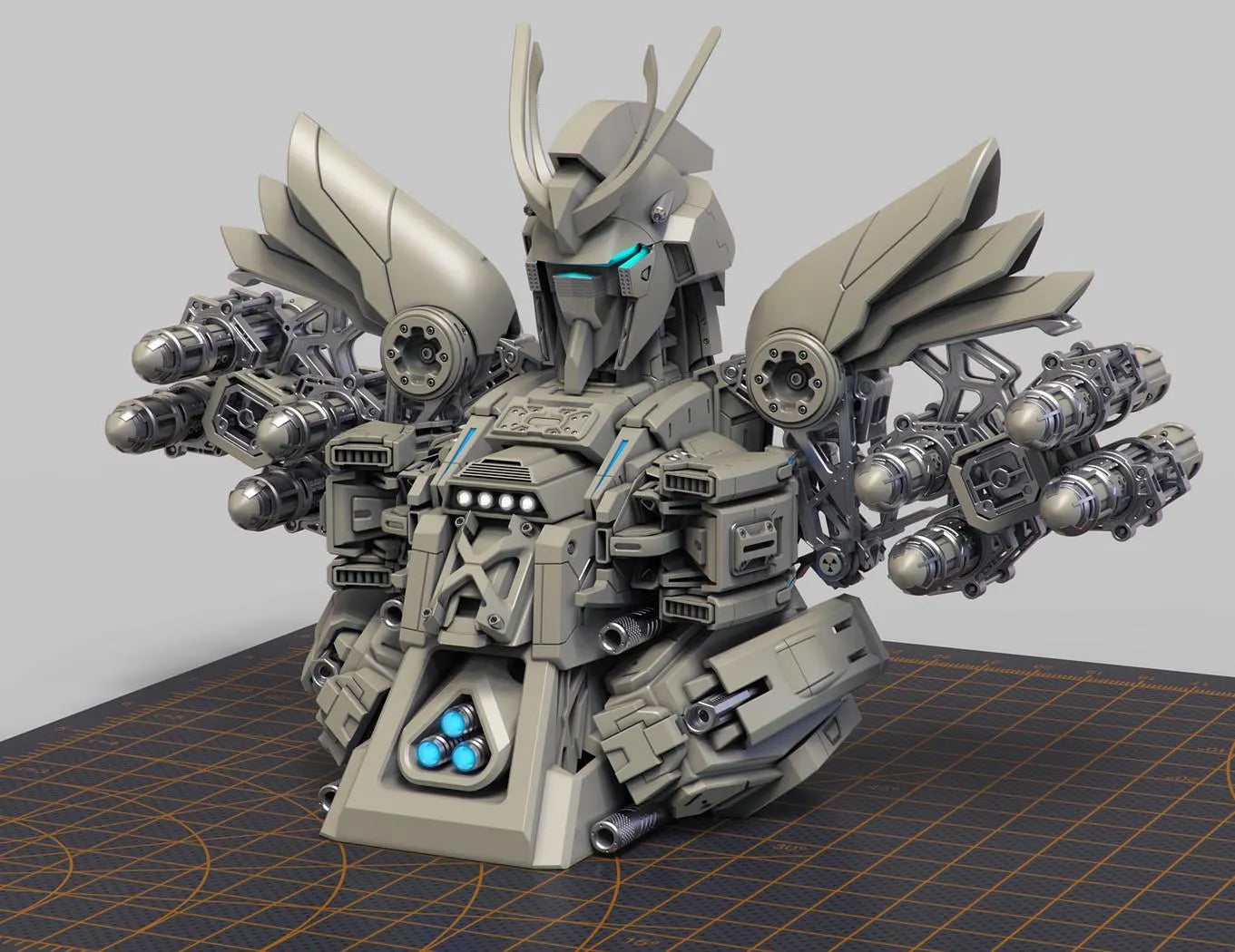 gundam bust model