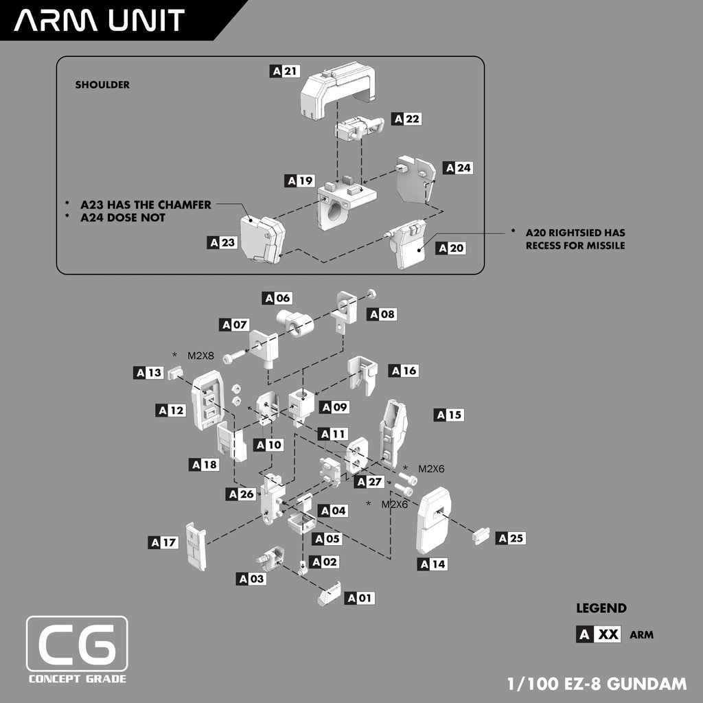 ガンダムザク 1/100スケール 組み立て説明書付き STLファイル