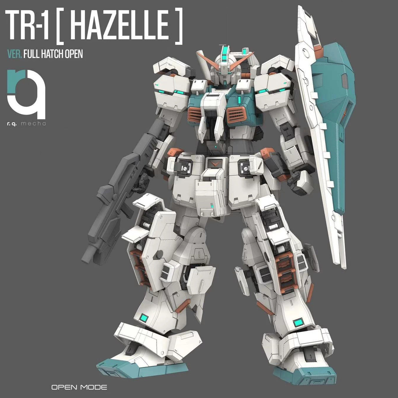 Gundam Hazelle 1/100 3D Stl Files, 3D Printable Statue Design with Assembly Instruction