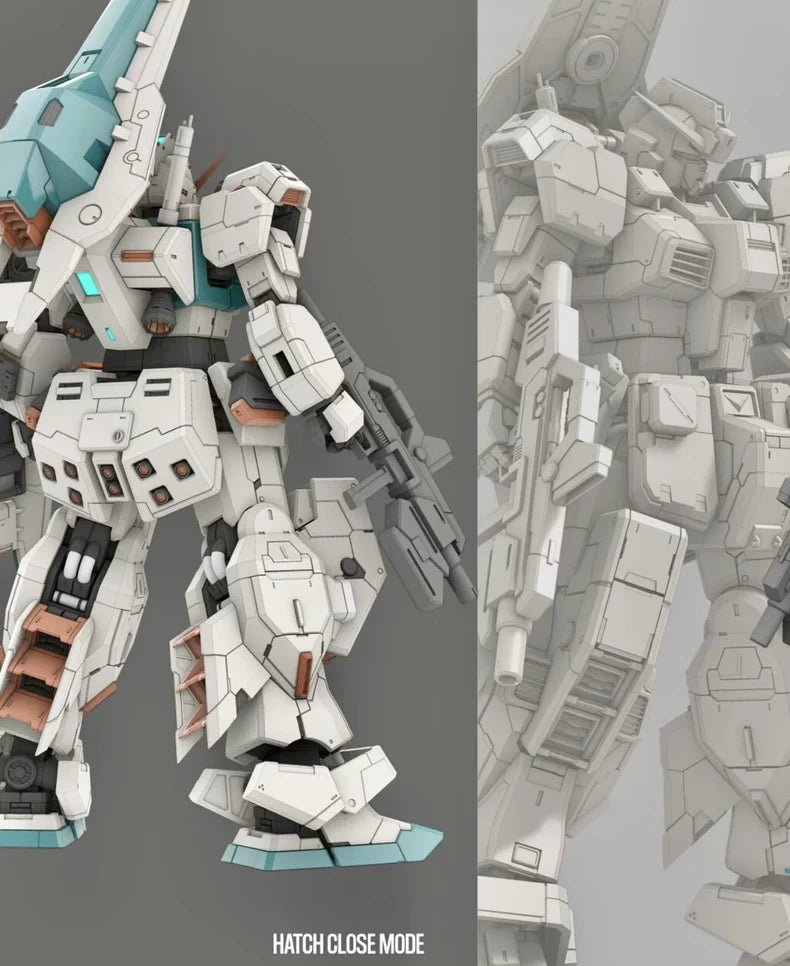 Gundam Hazelle 1/100 3D Stl Files, 3D Printable Statue Design with Assembly Instruction