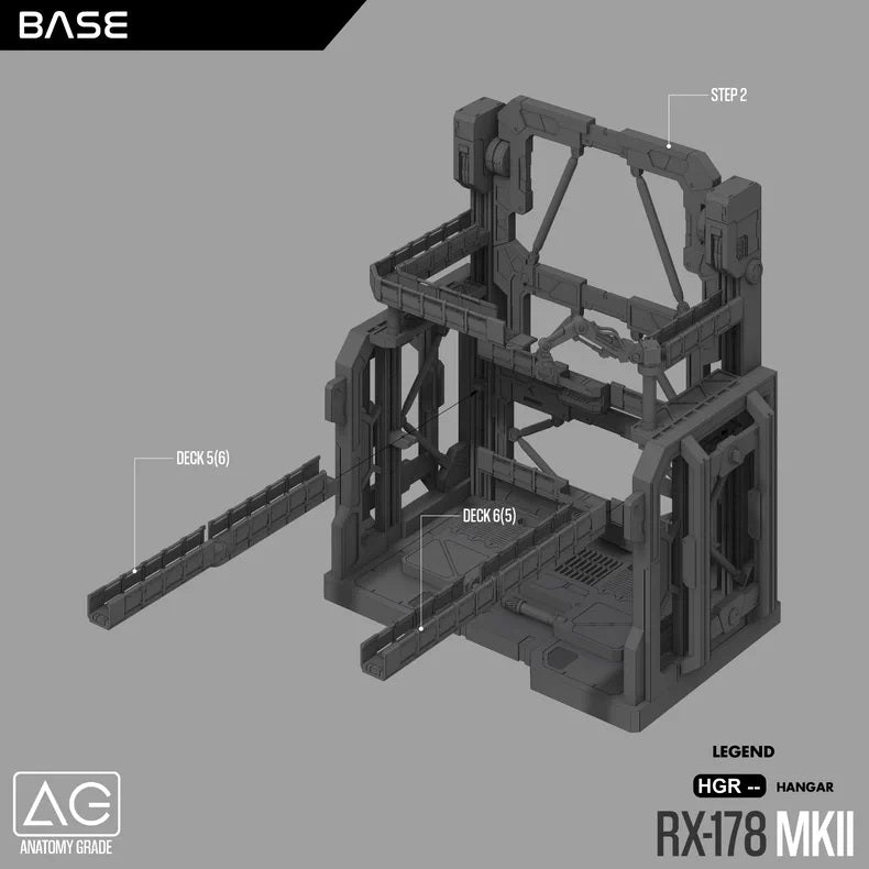 Gundam RX178 MKII 1/100 3D Stl Files, 3D Printable Statue Design with Assembly Instruction