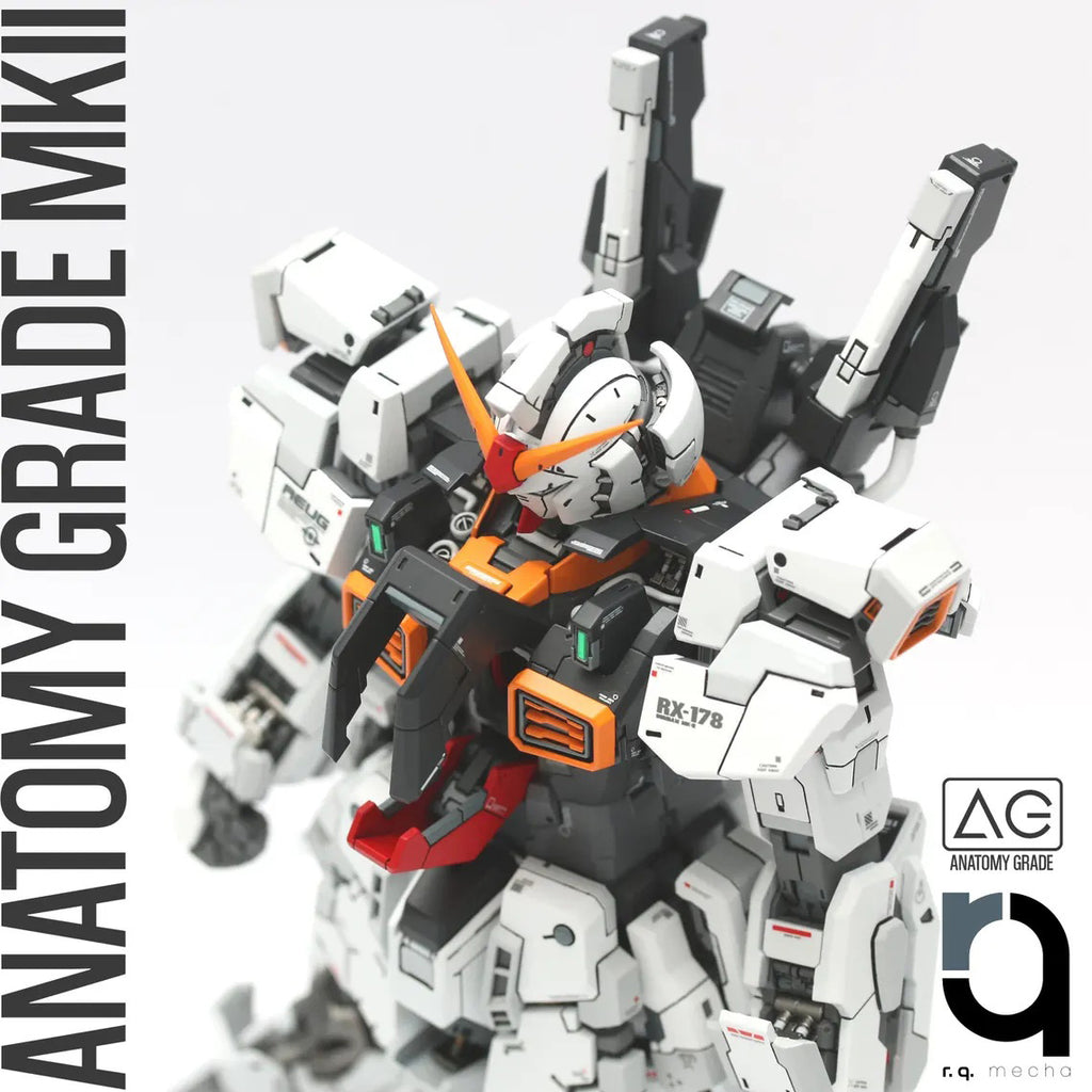 Model of a robot with 'Anatomy Grade' branding on a white background