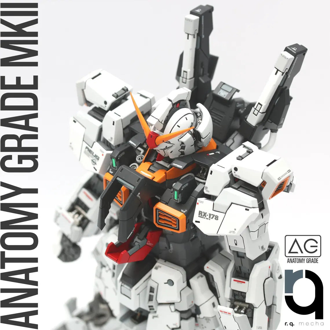 Model of a robot with 'Anatomy Grade' branding on a white background