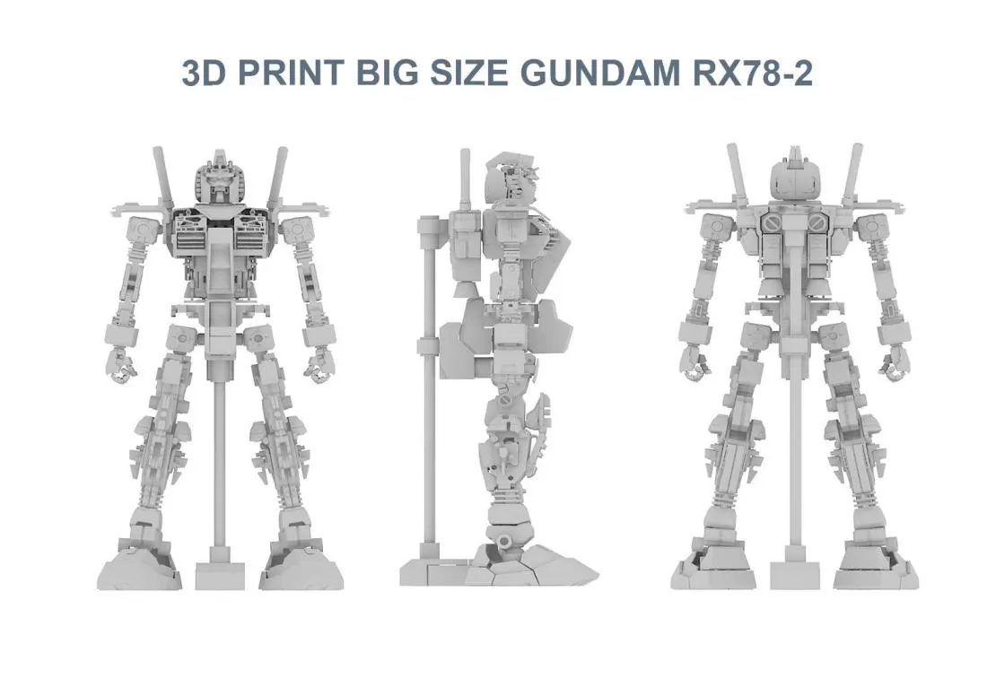 Gundam RX-78-2 3D model STL file
