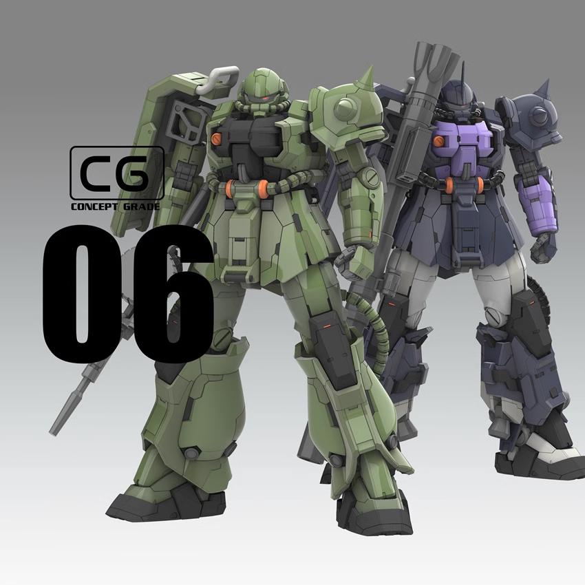 Gundam Zaku, 1/100 Scale with Assembly Instruction Stl Files