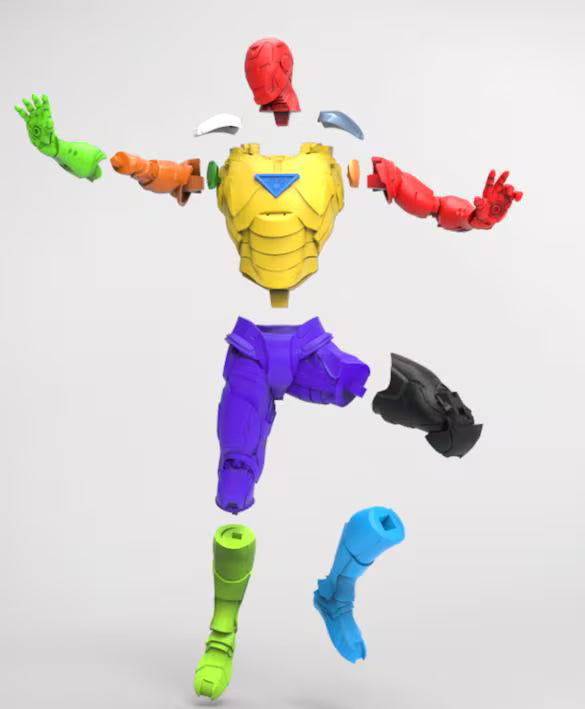 Comic Super Hero Hulkbuster STL File | 3D Printable Statue Design