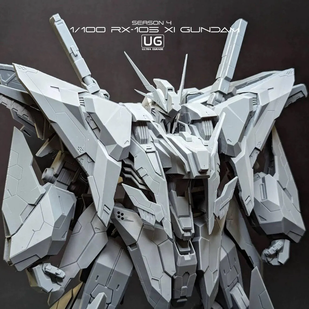 Model of a robot with intricate design on a dark background