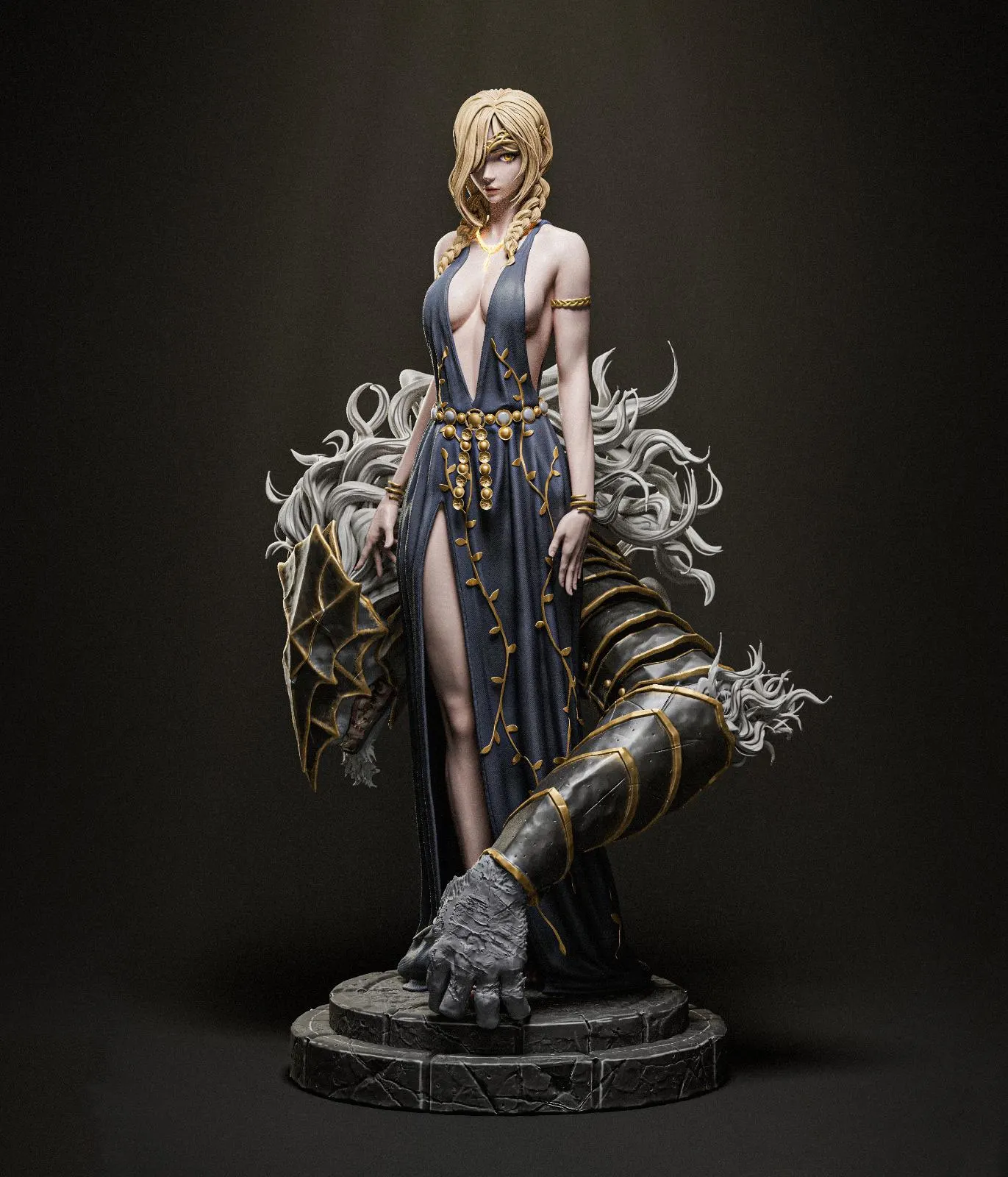 エルデンリングのキャラクター4体セット 3Dプリント用STLファイル