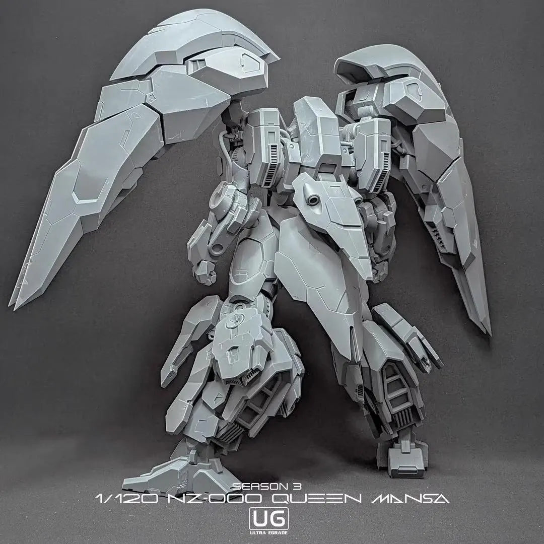 Gundam Queen Mansa NZ-000, 1/120 Scale with Assembly Instruction Stl Files