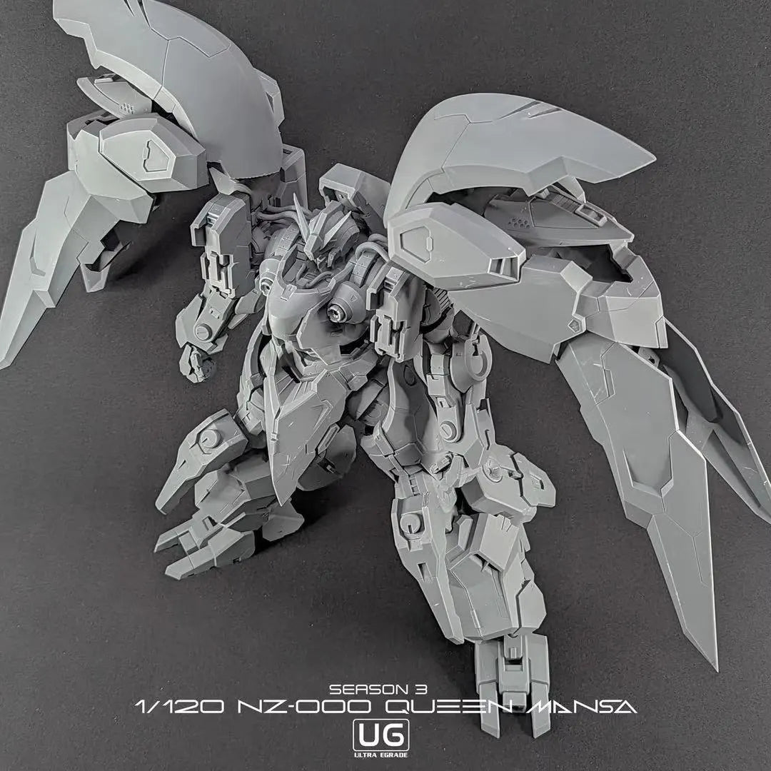 Gundam Queen Mansa NZ-000, 1/120 Scale with Assembly Instruction Stl Files
