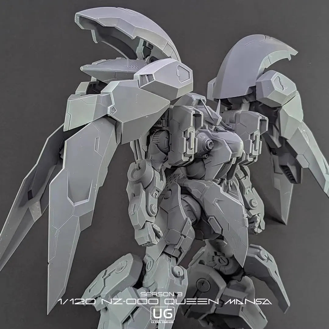 Gundam Queen Mansa NZ-000, 1/120 Scale with Assembly Instruction Stl Files