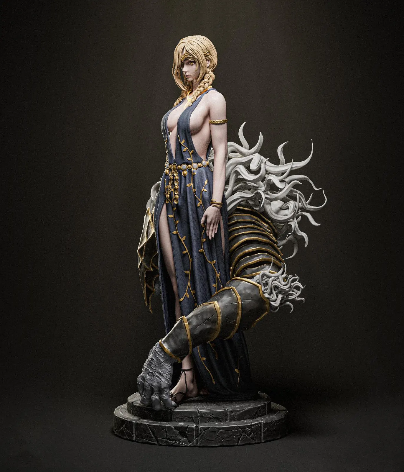 エルデンリングのキャラクター4体セット 3Dプリント用STLファイル
