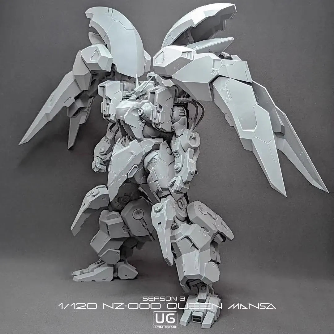 Gundam Queen Mansa NZ-000, 1/120 Scale with Assembly Instruction Stl Files