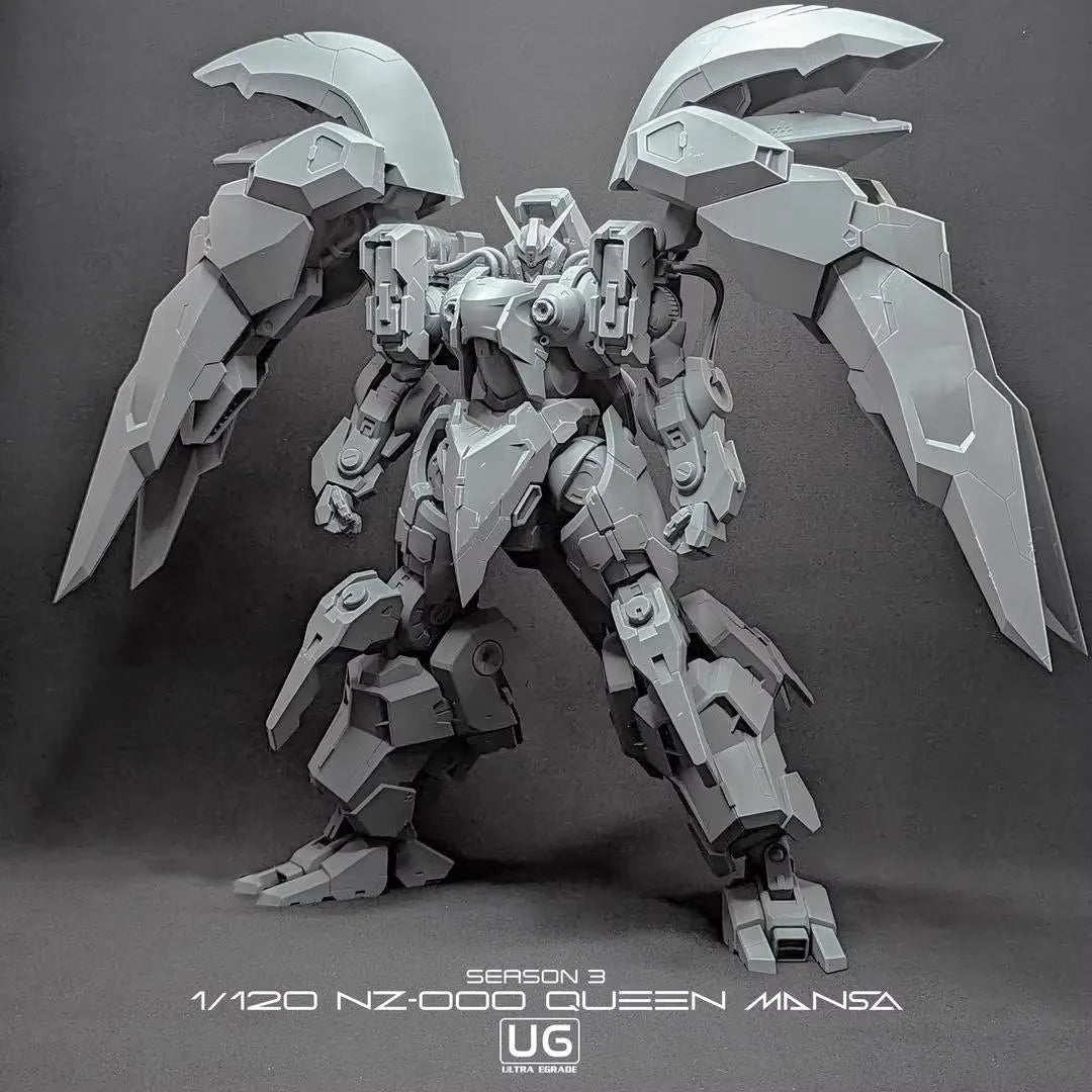 Gundam Queen Mansa NZ-000, 1/120 Scale with Assembly Instruction Stl Files
