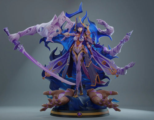 Genshin Impact Girl - Raiden Shogun (Cut & Uncut) Stl Files
