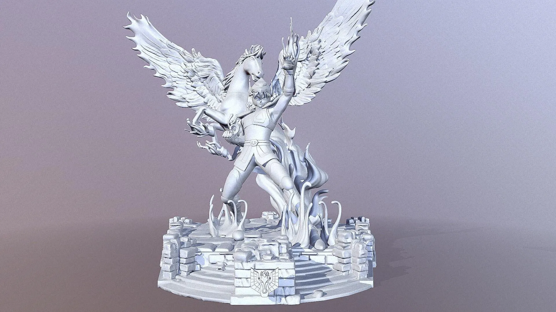 Saint Seiya Pegasus, 1/6 Scale STL Files