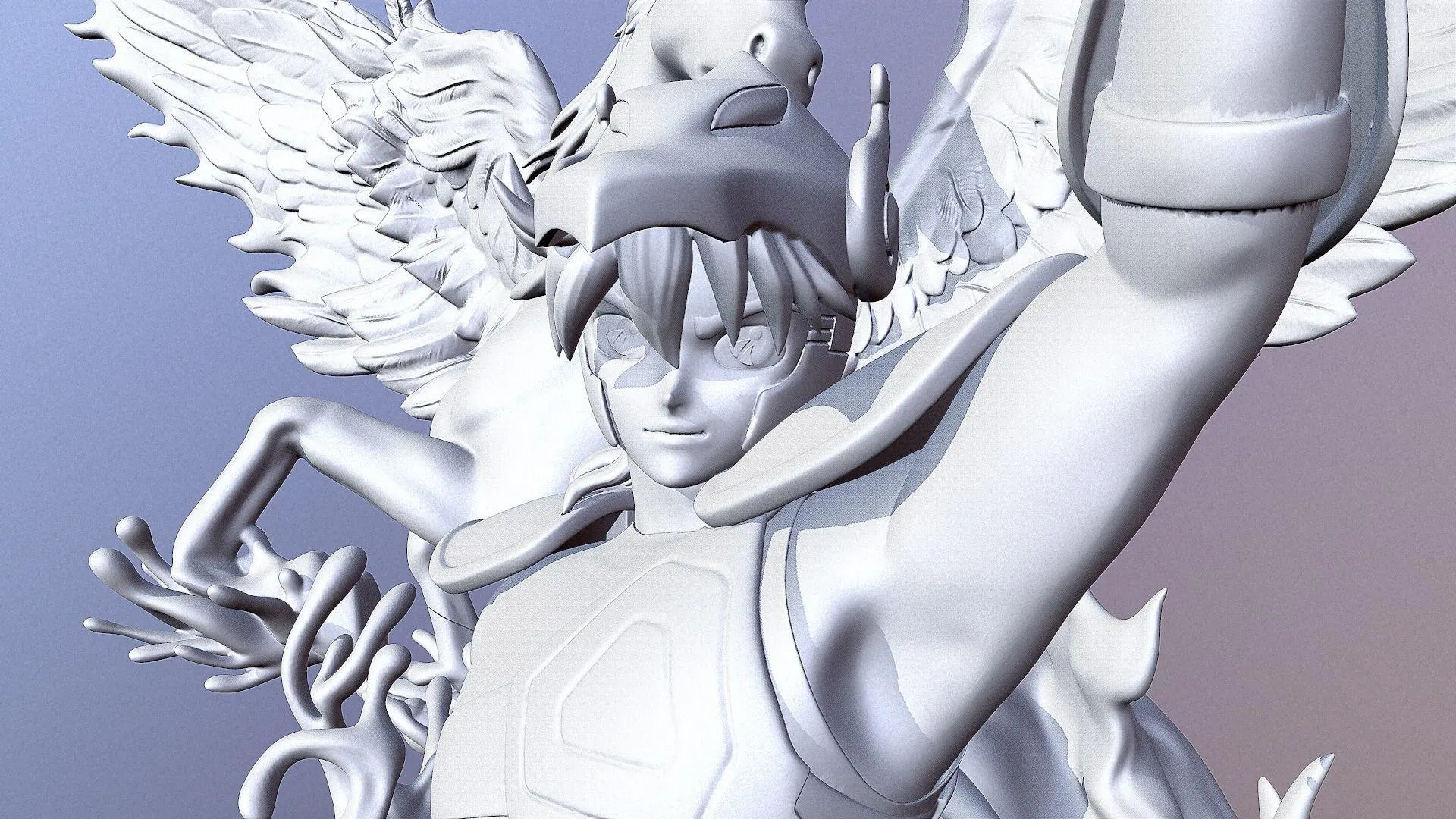 Saint Seiya Pegasus, 1/6 Scale STL Files