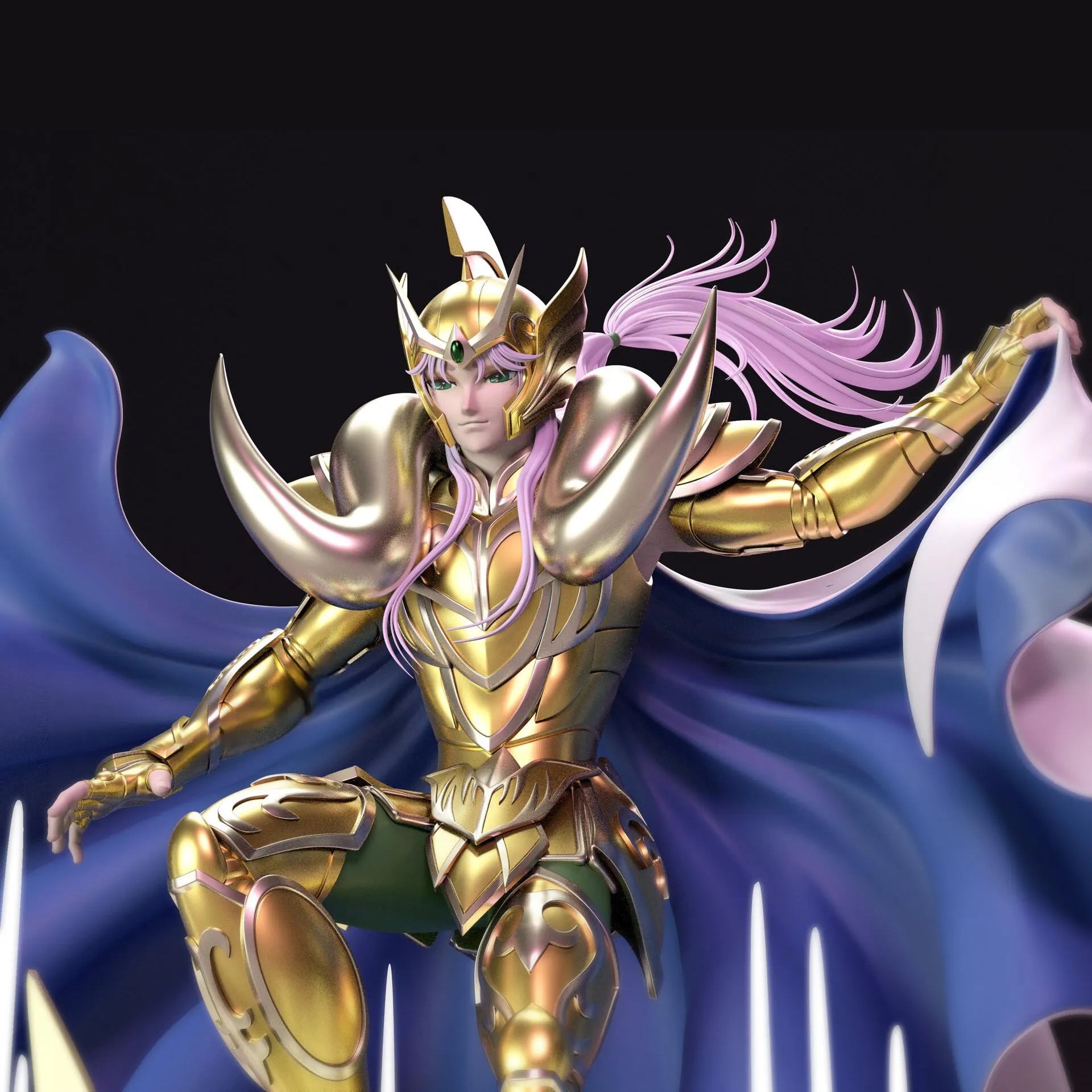 Saint Seiya - Mu Aries 3D Printing Model Stl Files