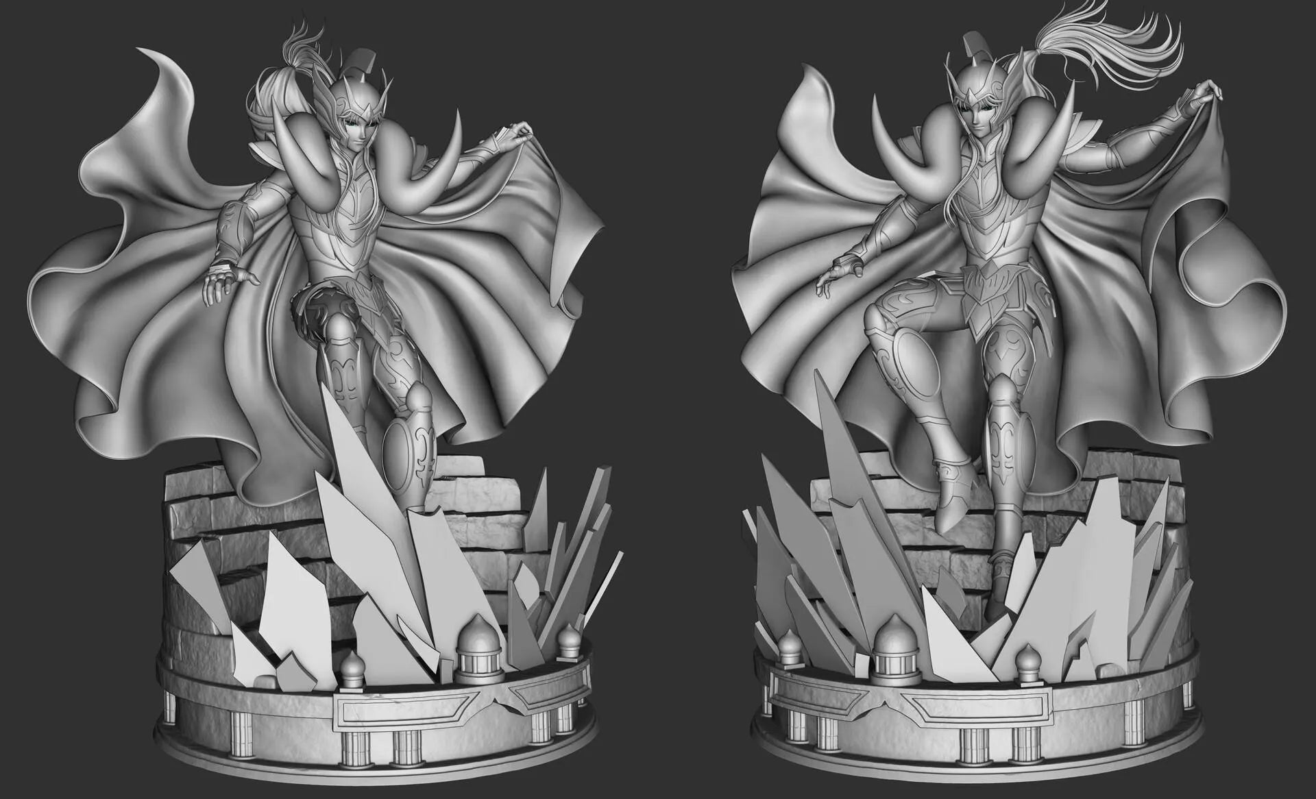 Saint Seiya - Mu Aries 3D Printing Model Stl Files