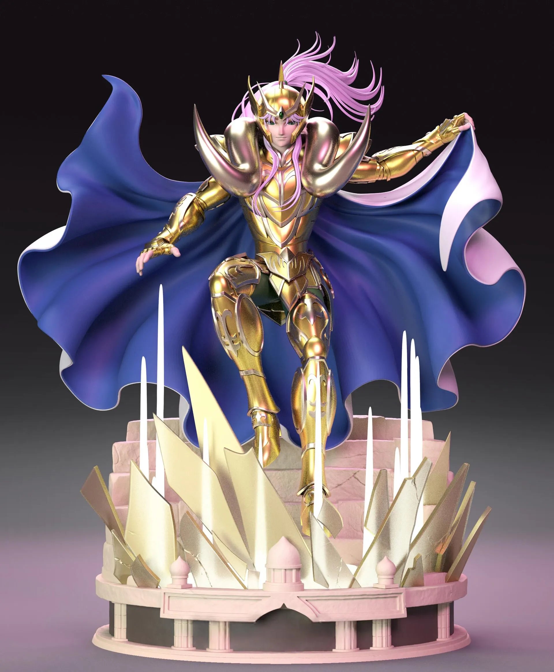 Saint Seiya - Mu Aries 3D Printing Model Stl Files