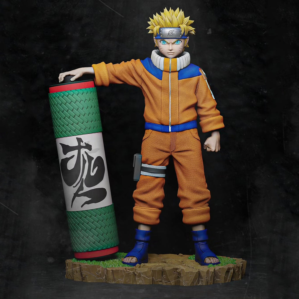naruto tanuki figure deisgn front view