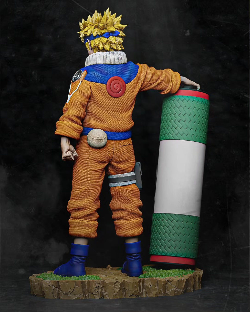 naruto tanuki figure deisgn back view