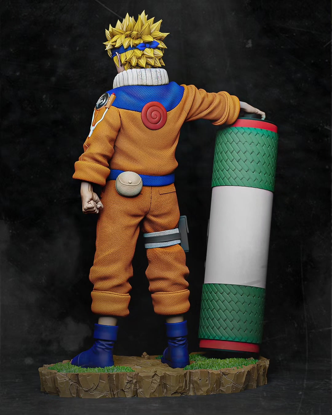 naruto tanuki figure deisgn back view