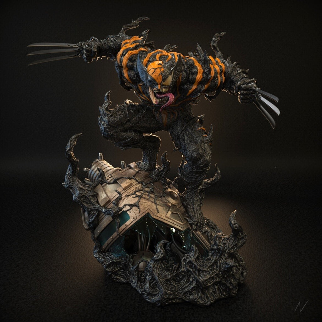 Detailed figurine of a warrior with armor and weapon on a dark background