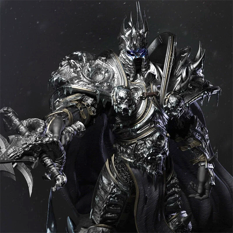 WOW Lich King Arthas, 1/4 Scale 3D Printing Stl Files